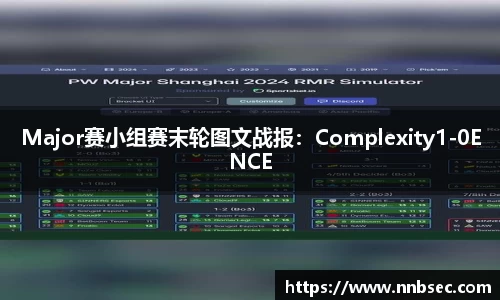 Major赛小组赛末轮图文战报：Complexity1-0ENCE